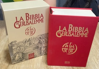 Bibbia Gerusalemme copertina telata