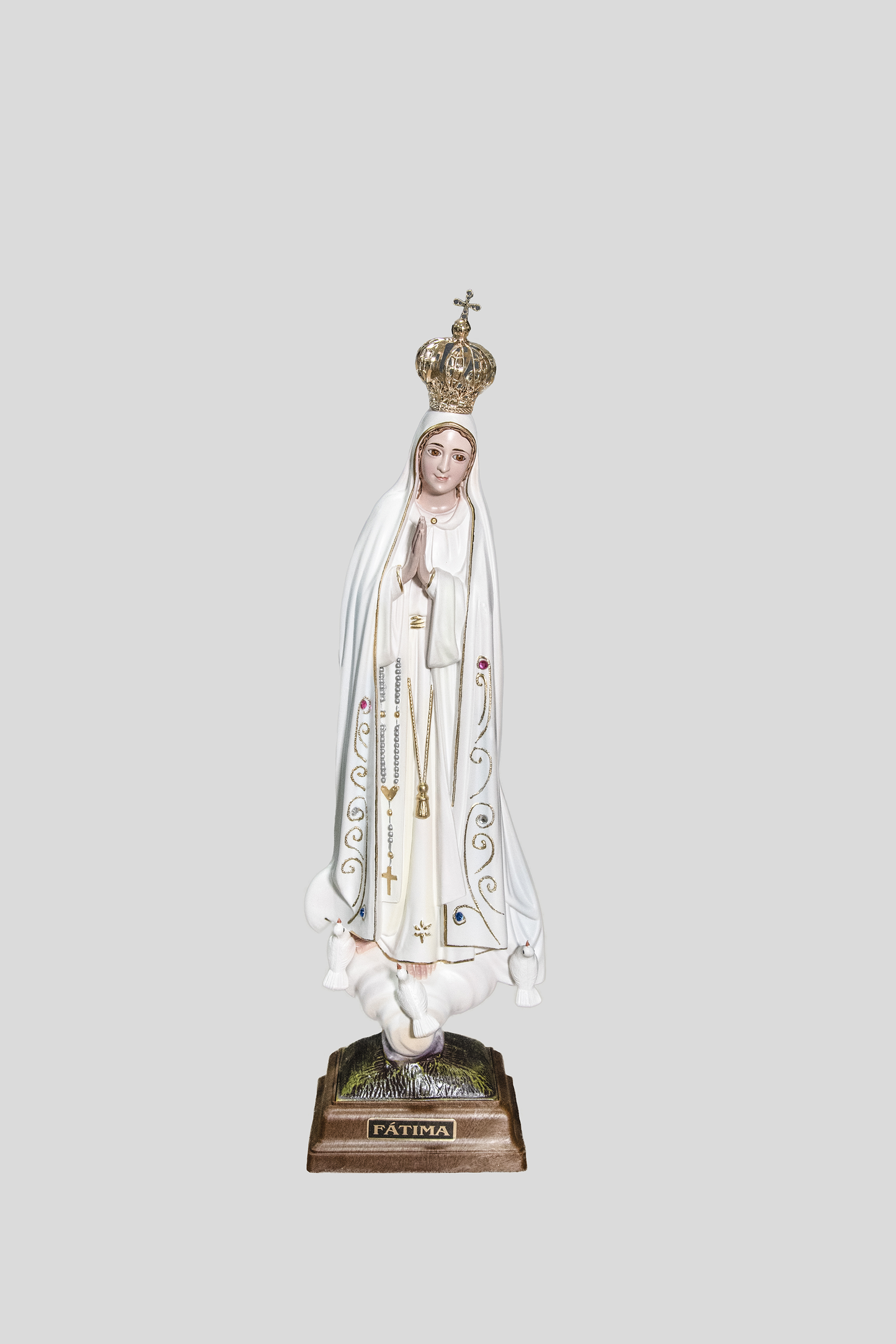 Madonna di Fatima in resina misura 35 cm - Magnificat