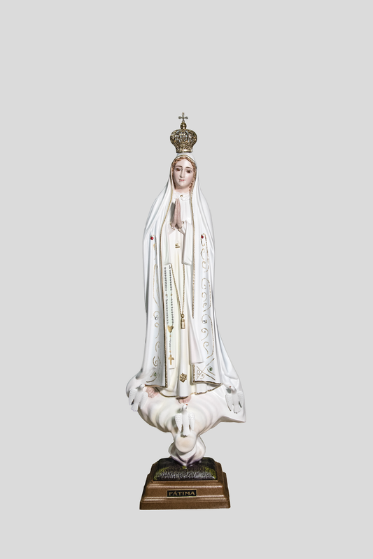 Madonna di Fatima in resina misura 44 cm - Magnificat