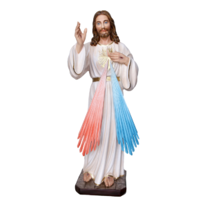 Statua Gesù Misericordioso in resina vuota 100cm