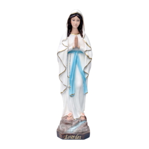 Madonna di Lourdes in resina piena 50cm