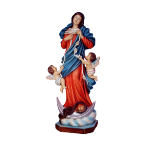 Statua Santissima Maria che scioglie i nodi 30cm