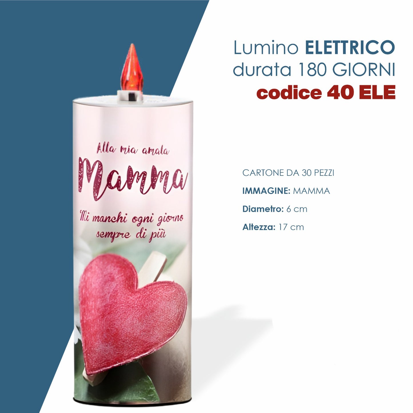 Lumino elettronico 60 giorni stampa mamma e papà - Magnificat